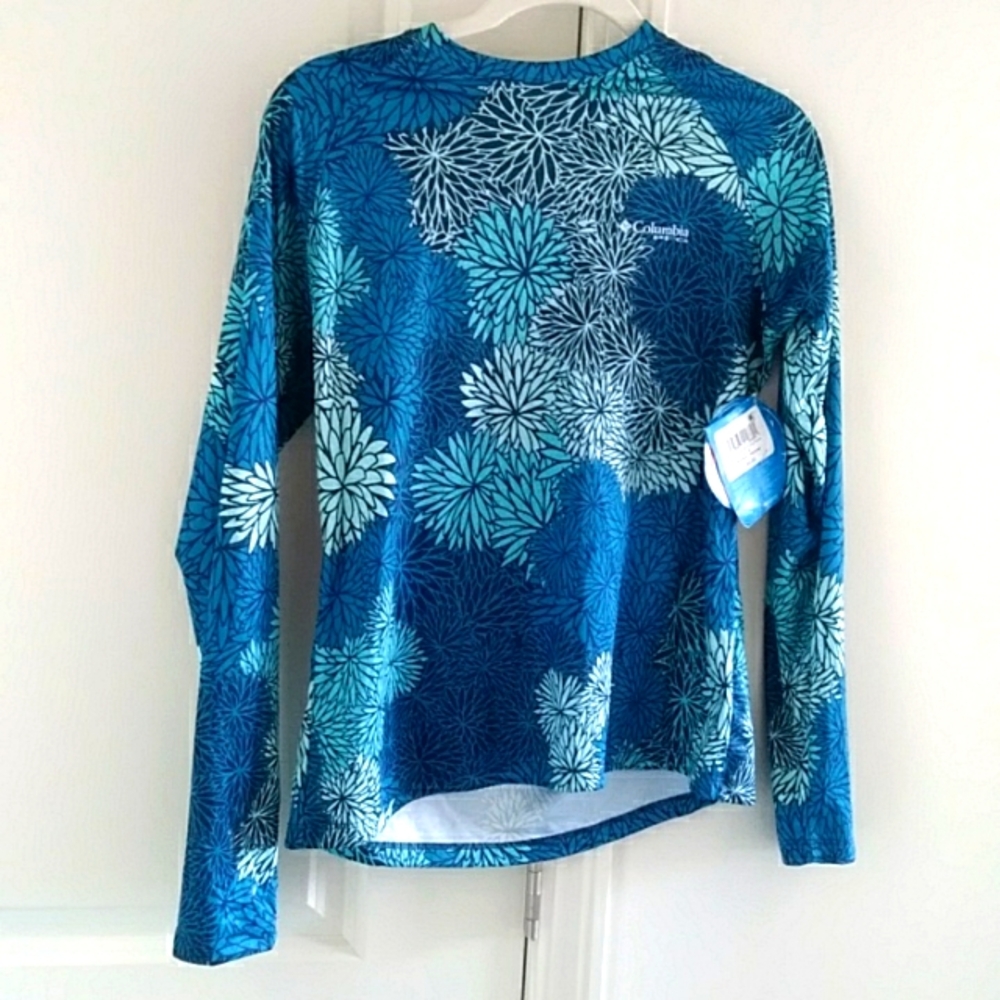 NWT Columbia PFG Blue shirt